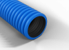 QRK 75-50 FLEX NIEBIESKI RURA OSŁONOWA KARBOWANA DWUWARSTWOWA ZIEMNA HDPE FI75/61 450N/5CM (50 MB)